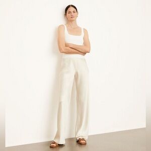 Vince Satin High Waist Bias Pants